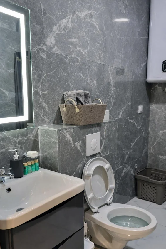 Pogled na bazen sa terase, apartman Avis 2
