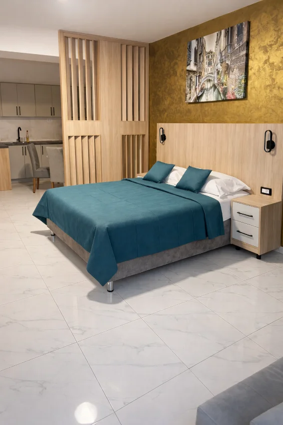 Spavaća soba u apartmanu Avis 3, Igalo