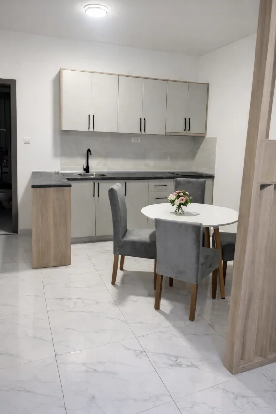 Kuhinja i trpezarijski sto, apartman Avis 3