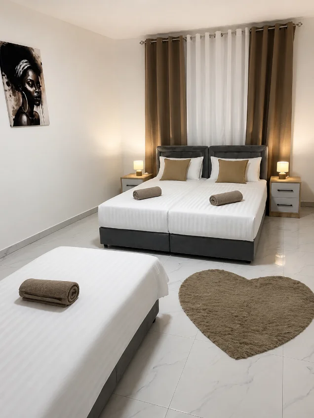 Prva spavaća soba u apartmanu Avis 4