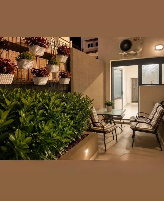 Privatna terasa apartmana Avis 4, Igalo